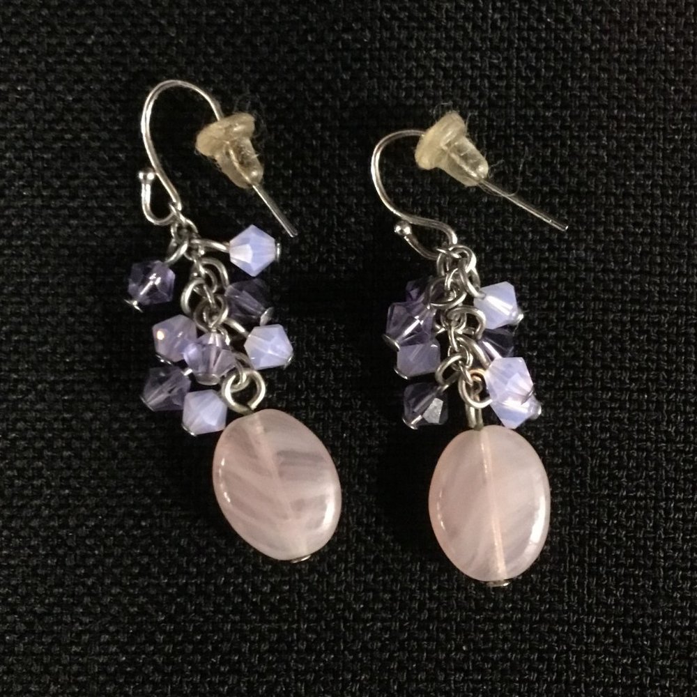 Pale Pink & Lavender Earrings
